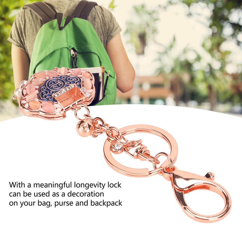 Chinese   Keychain Best  es Zinc Alloy Rhinestone Shinny Fashionable Handbag Key   for Car Decor