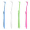 4pcs Orthodontic Toothbrush Pointed Head Soft Hair Correction Clean Teeth Gap Floss Oral Hygiene Teeth Braces Tooth Brushes