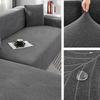 Woven Jacquard Waterproof Sofa Cover Stretchy All -Inclusive Sofa Furniture Chair Cover For Living Room Furniture Protector For Pets Kids Removable