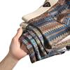 American Retro Ethnic Style Men's Cotton Boxer Briefs – Mid-Waist Square Pants, TikTok Trending Item