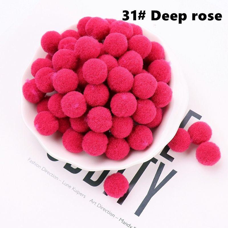High Elastic Polyester Fluff Ball DIY Lace Black Long Hair Accessories