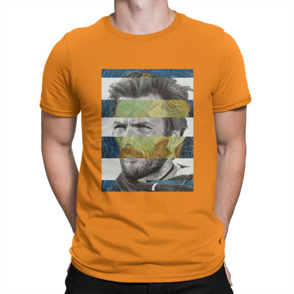 Vincent Van Gogh Post-Impressionist Painter Man TShirt Self Portrait Clint Eastwood Individuality T Shirt Original New Trend