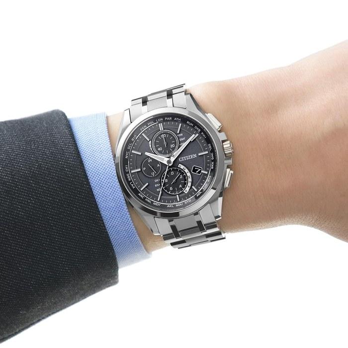 [CITIZEN] Attesa AT8040-57E Eco-Drive Radio Watch (Silver)