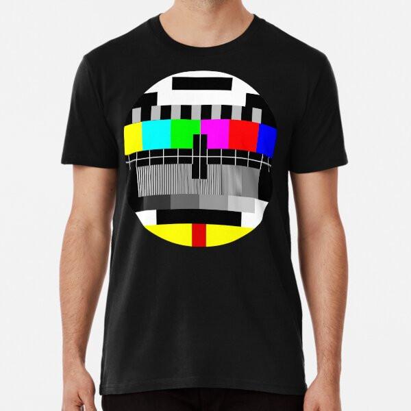 90's TV Test pattern S to 5XL Made in the AU/USA T-Shirt