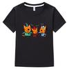 Summer Spring Kids I Hate Morning Cat Printed T Shirts Kids Children's T-shirt Boys Girls Casual Top Tee