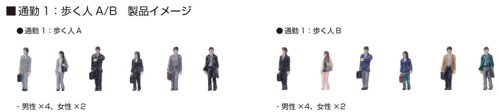 KATO Commuter Walker B Diorama Supplies 1/150 1 24-2001B