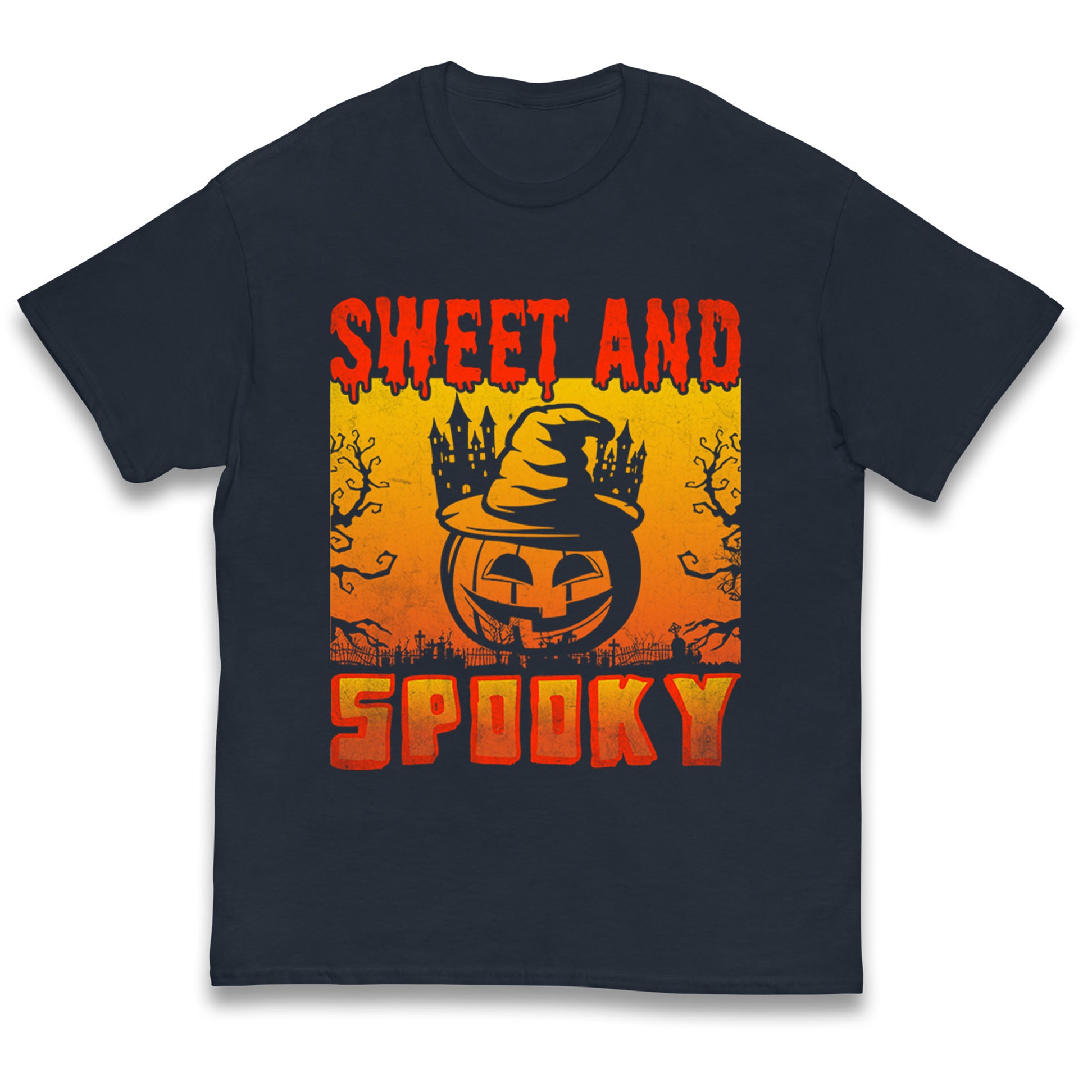 Sweet And Spooky Halloween Kids T Shirt 110