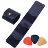 Smooth Guitar Picks Holder Case PU Leather Guitar Picks Holder Bag  Musical Instrument Accessories