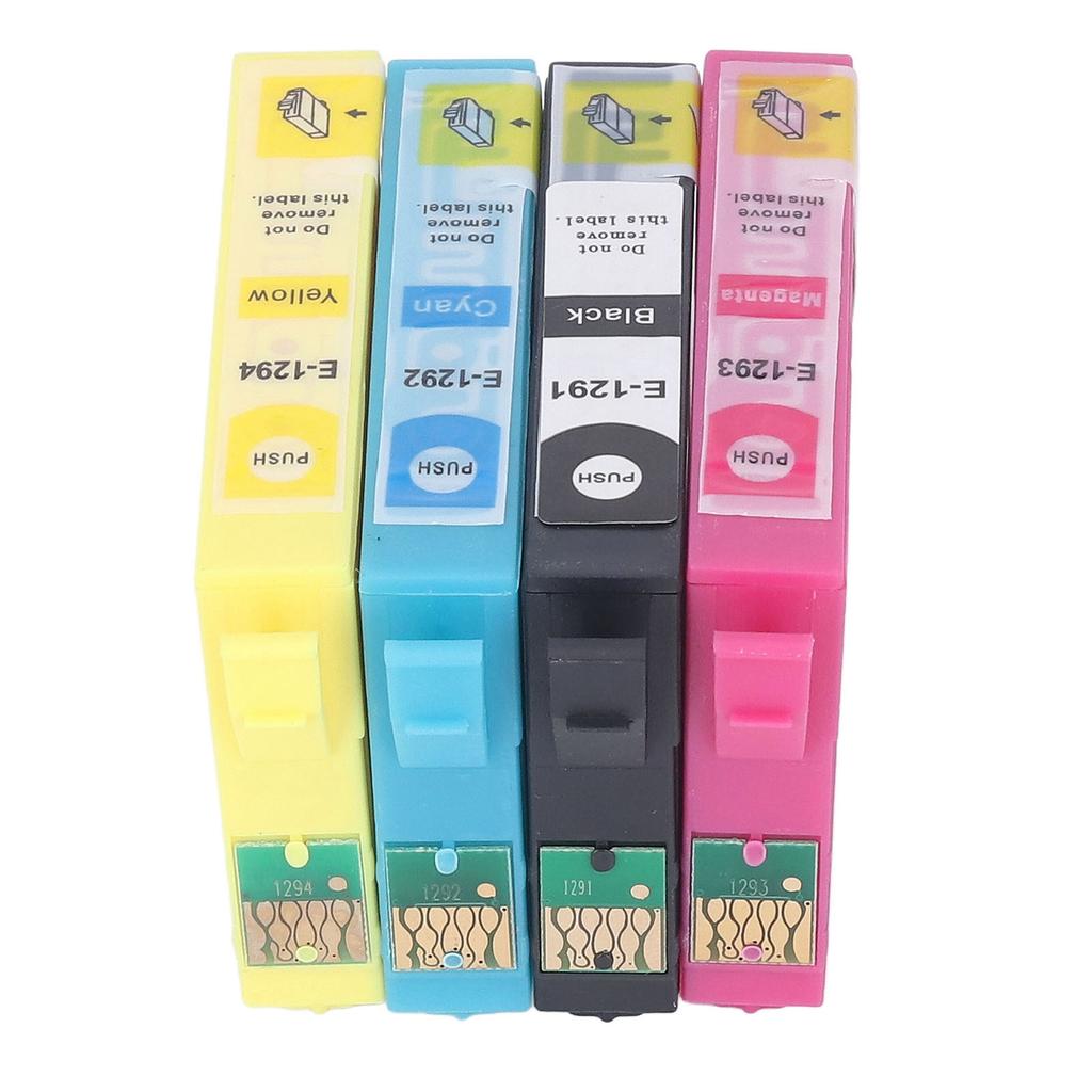 T1291 T1292 T1293 T1294 Printer Ink Cartridge Fluent Practical BK C M Y 4 Color Ink Cartridge for Stylus SX230