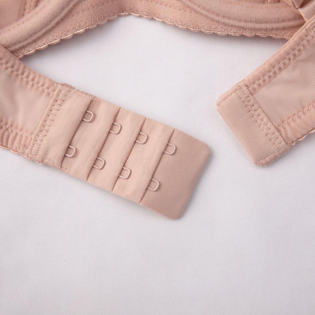 French Underwear Women's Sexy Transparent Hollow Lace Bra Thin Cotton Rabbit Ears Soft Steel Ring Gathered Bra