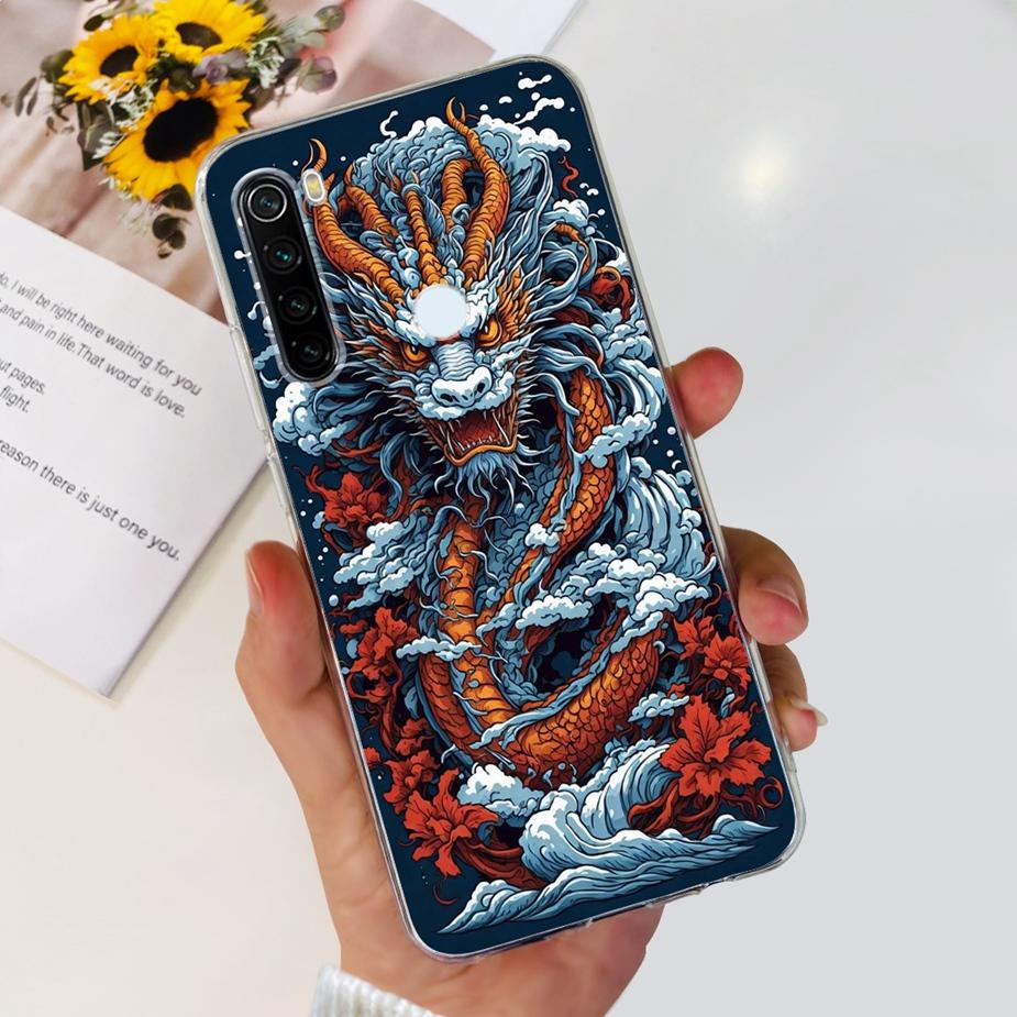 For Xiaomi Redmi Note 8 Case Note 8T Luxury Painted Cover Clear Silicone Phone Case For Redmi Note 8 Pro Note8 Note8T Soft Shell