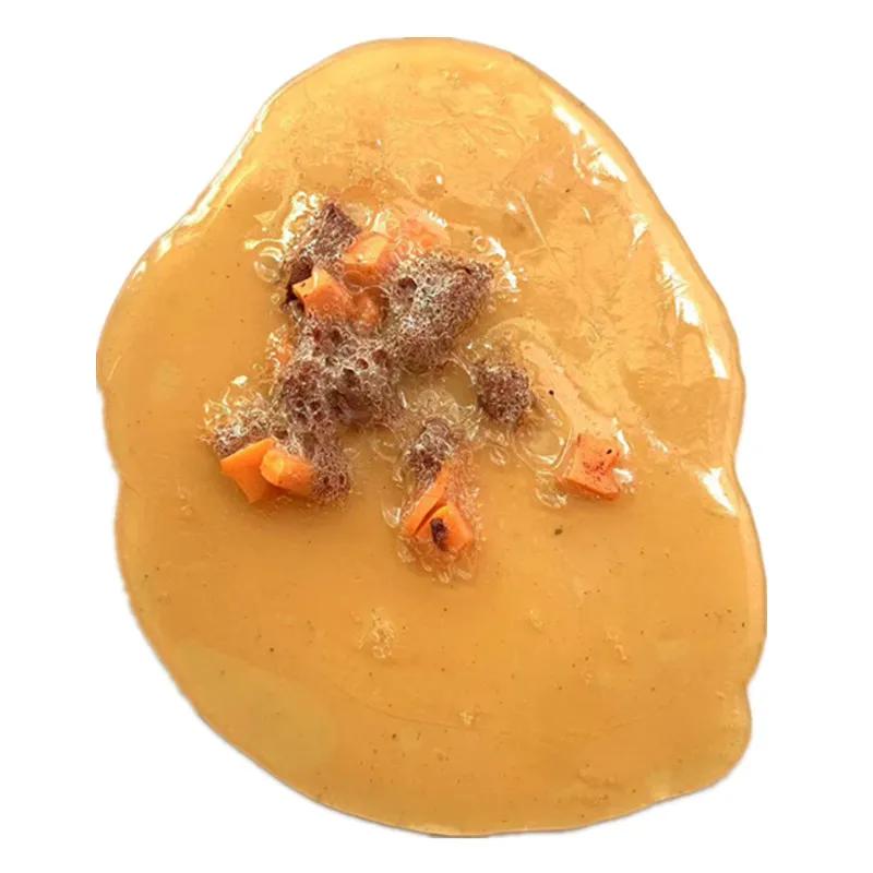 

1Pc Spoof Artificial Imitated Vomit Lump TPR Rubber Fake Food Vomitus Disgusting Fool s Day Halloween Party Friend Prank Toys оранжевый