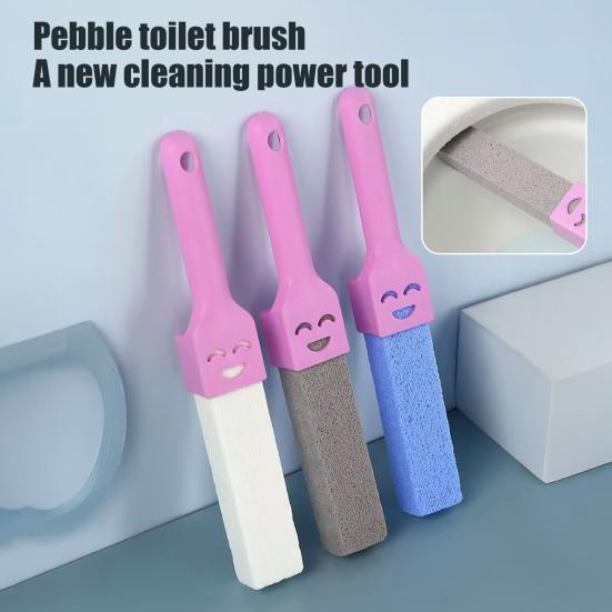 Pumice Stone Toilet Bowl Cleaner with Handle Efficiently Removes Hard Water Rings Calcium Buildup Pumice Stone Scrubber