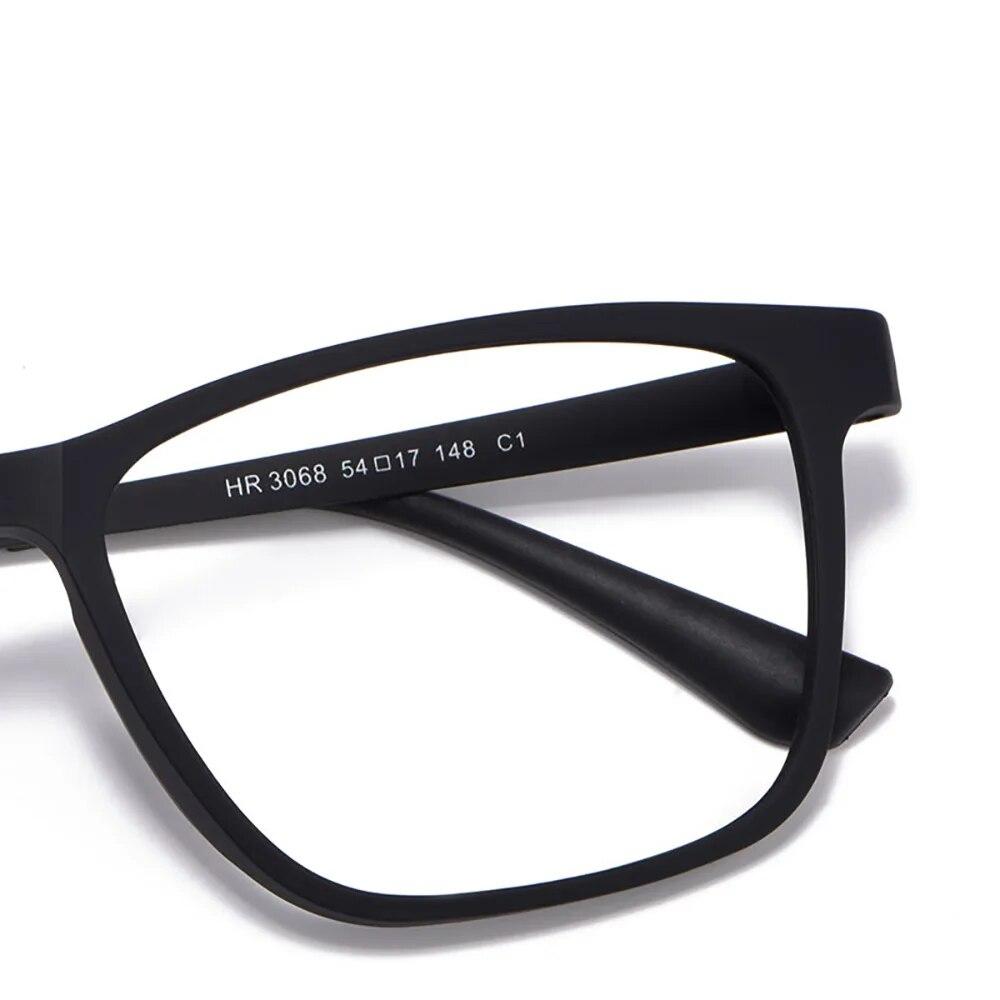 High Quality Ultra Light Square Comfortable Large Eyeglasses Pure Titanium Fashion Optical Prescription Glasses Frame Men