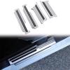 HIGH FLYING Side Step Scuff Plates for Suzuki Spacia Custom November Set of 4 and Protective Interior Custom Scratch and Stain Stainless Steel (MK54S,