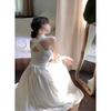Temperament White Dress Women's Summer New Cross-strap High-end Niche Suspender Waist Slim Dress
