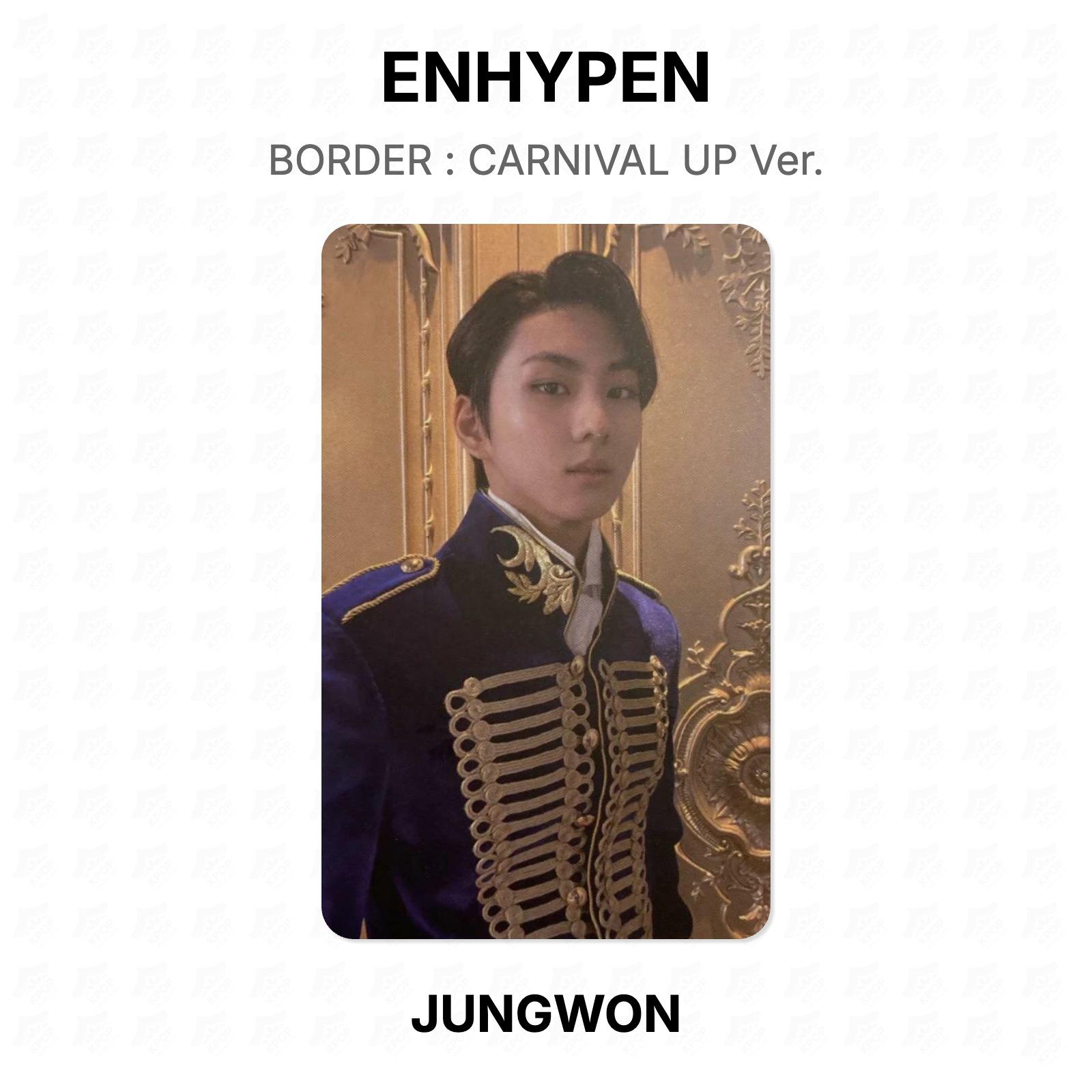 ENHYPEN BORDER : CARNIVAL UP Ver. Official Photocard JUNGWON