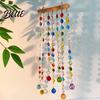 Unique Housewarming Gift for Home Crystal Suncatchers Window Crystals Hanging Suncatcher Colorful Glass Beads Chain Boho Wall Decor Wind Chimes