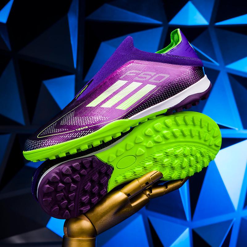 F50 European Cup Unisex Youth Long Spike Football Shoes for Turf Training & Competition