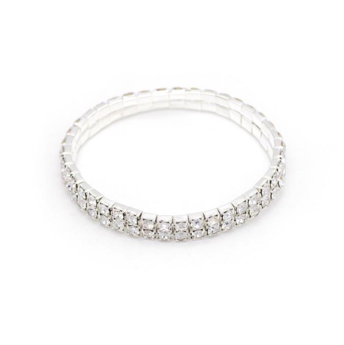 

Свадебный Универсальный Корейский Версия Супер Вспышка Полный Бриллиант Эластичный Браслет Браслет plating