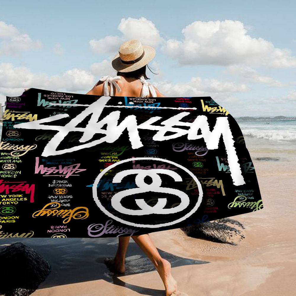 B-Billiard F-Fashion Brand N-Number 8 Microfiber Blanket Beach Towels Oversized Printing Super Absorbent Pool Towel Blanket