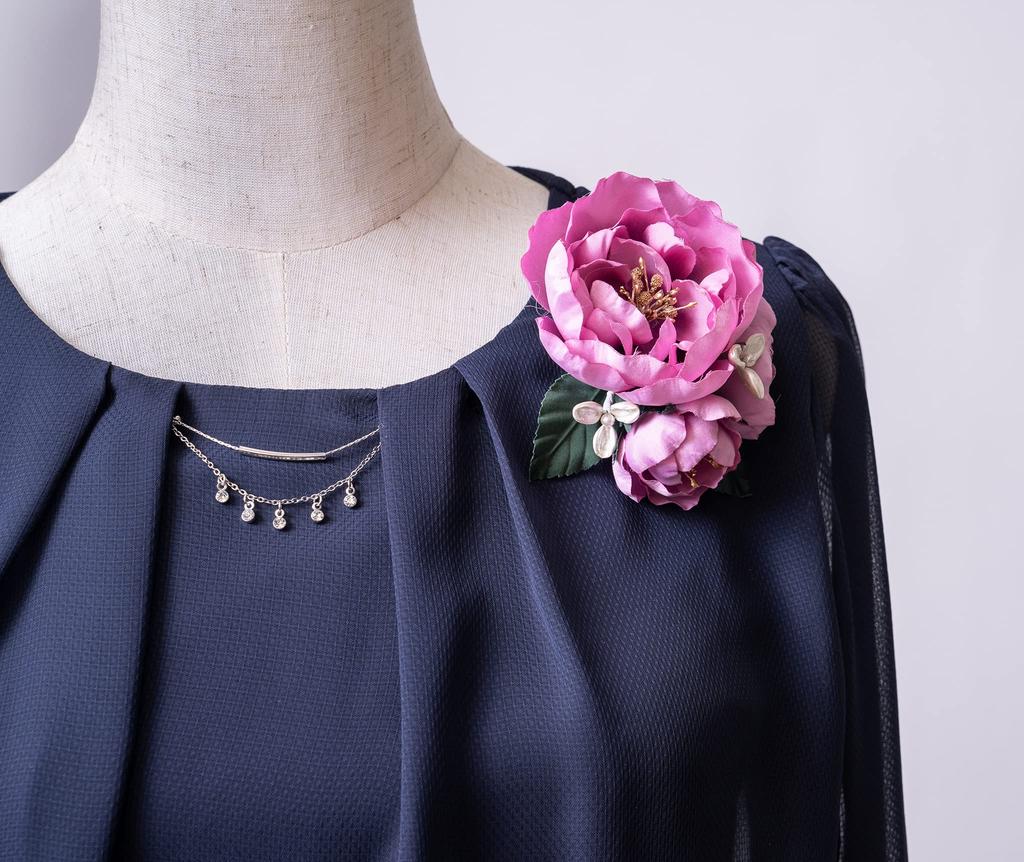 De Corsage 2WAY Hochzeit Made in Japan Brosche Pin Clip Abschlussfeier Abschlussfeier Eingang Zeremonie Eingang Zeremonie Hochzeitsblume [RC]