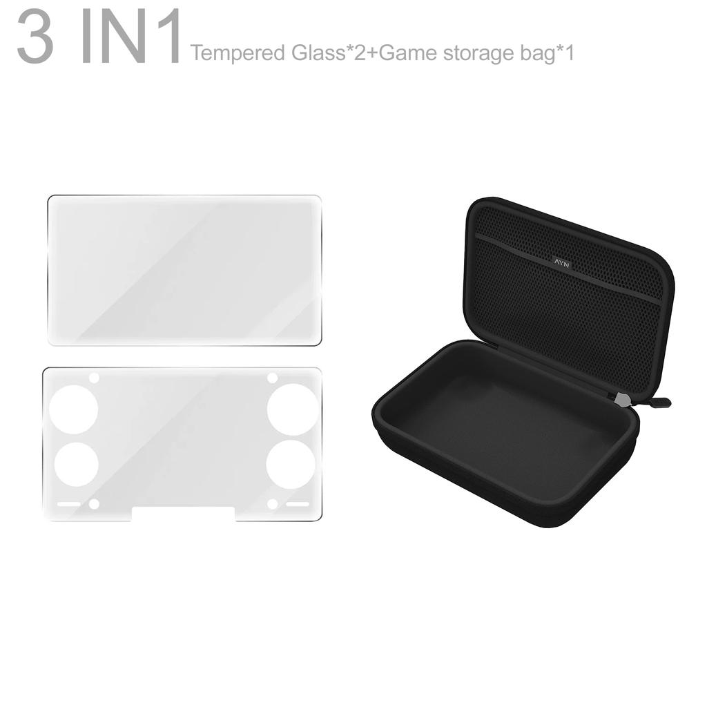 FOR AYN THOR Game Console Accessories Tempered Glass Screen Protector Protective Case Storage Bag Multiple Options Available