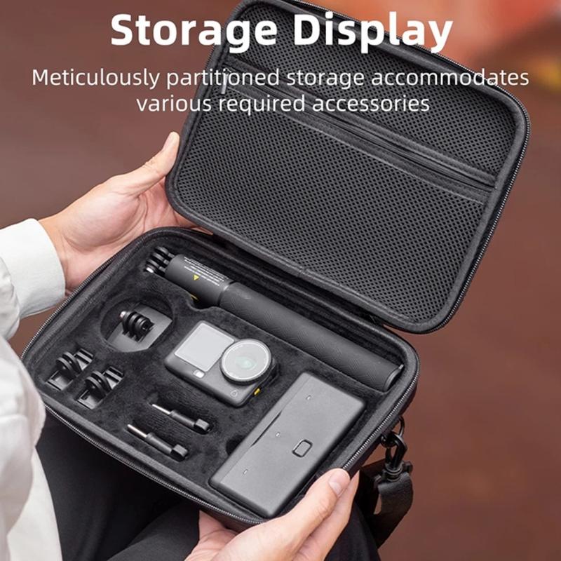Protective Waterproof Case for Action 6 Cameras Featuring Multiple Compartments and Durability for Outdoor