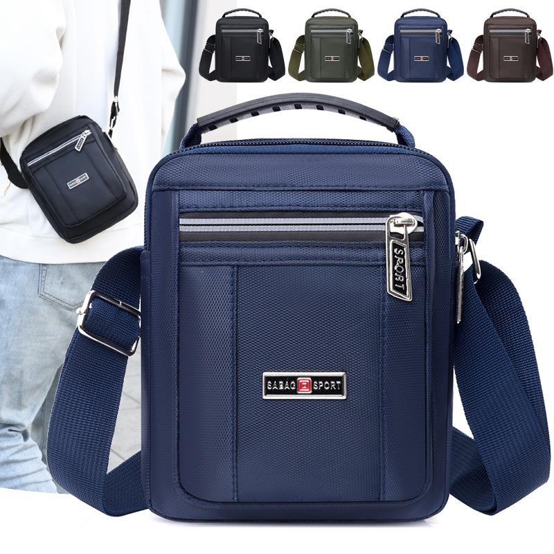 Shoulder Bag Men's Messenger Bag Backpack Casual Waterproof Nylon Bag Travel Bag Trendy Fashion Men's Bag