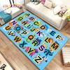 ABC Cartoon Kids Sala giochi Alfabeto Bambini che gattonano Tappeto per la prima educazione, tappeto per soggiorno, camera da letto, divano, tappetino antiscivolo