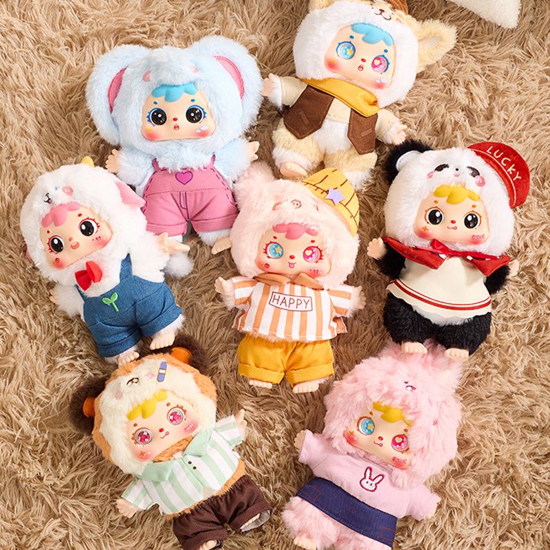 Three Little Hairs (Samuel) Mini Plush Animal Doll Blind Box - Cute, Creative, Funny Ornament