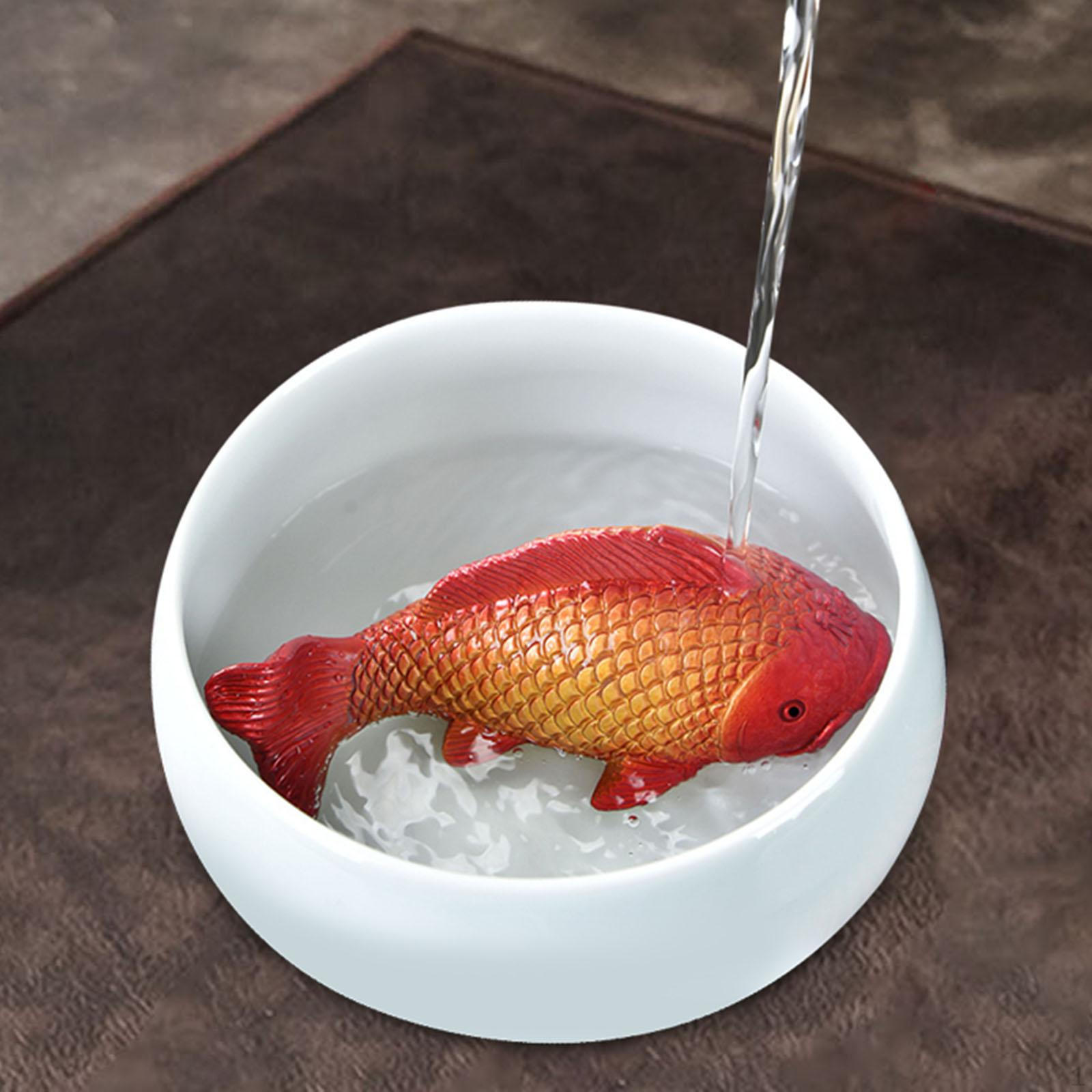 

Скульптура для чайной рыбы «Кои» для спокойствия дома