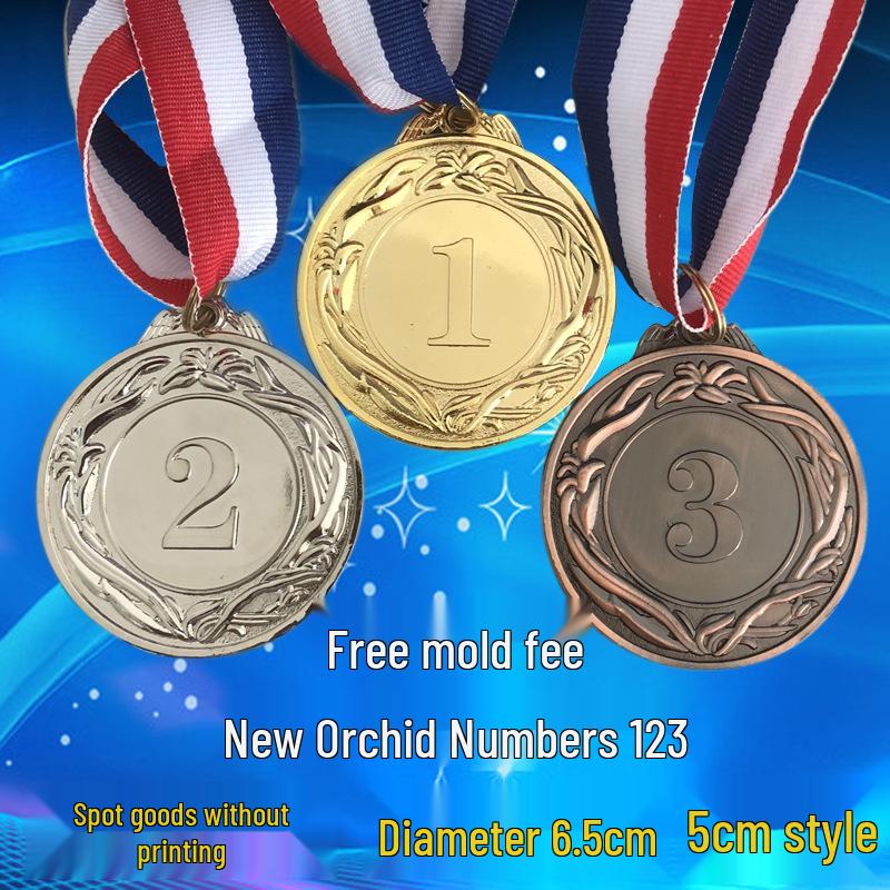 

Медали из цинкового сплава для соревнований за 1, 2, 3 места Bronze, Small, Diameter 5CM, 25g