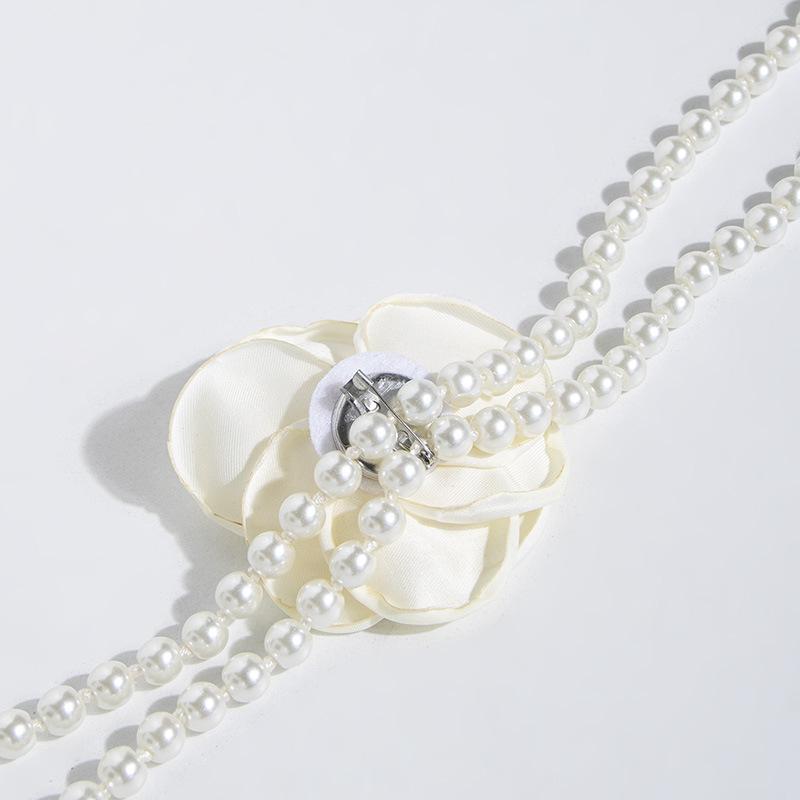 Fashionable Sweet Waist Chain Elegant Camellia Waist Chain Texture Hanfu Dress Decorative Waist Chain
