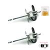 BDP1069-1 2 Pieces Rear Left AND Right Door Catch Hinge Brake Stop Check Strap Limiter for BMW 5 Series E39 1995-2004 4/5-Door 51218159256