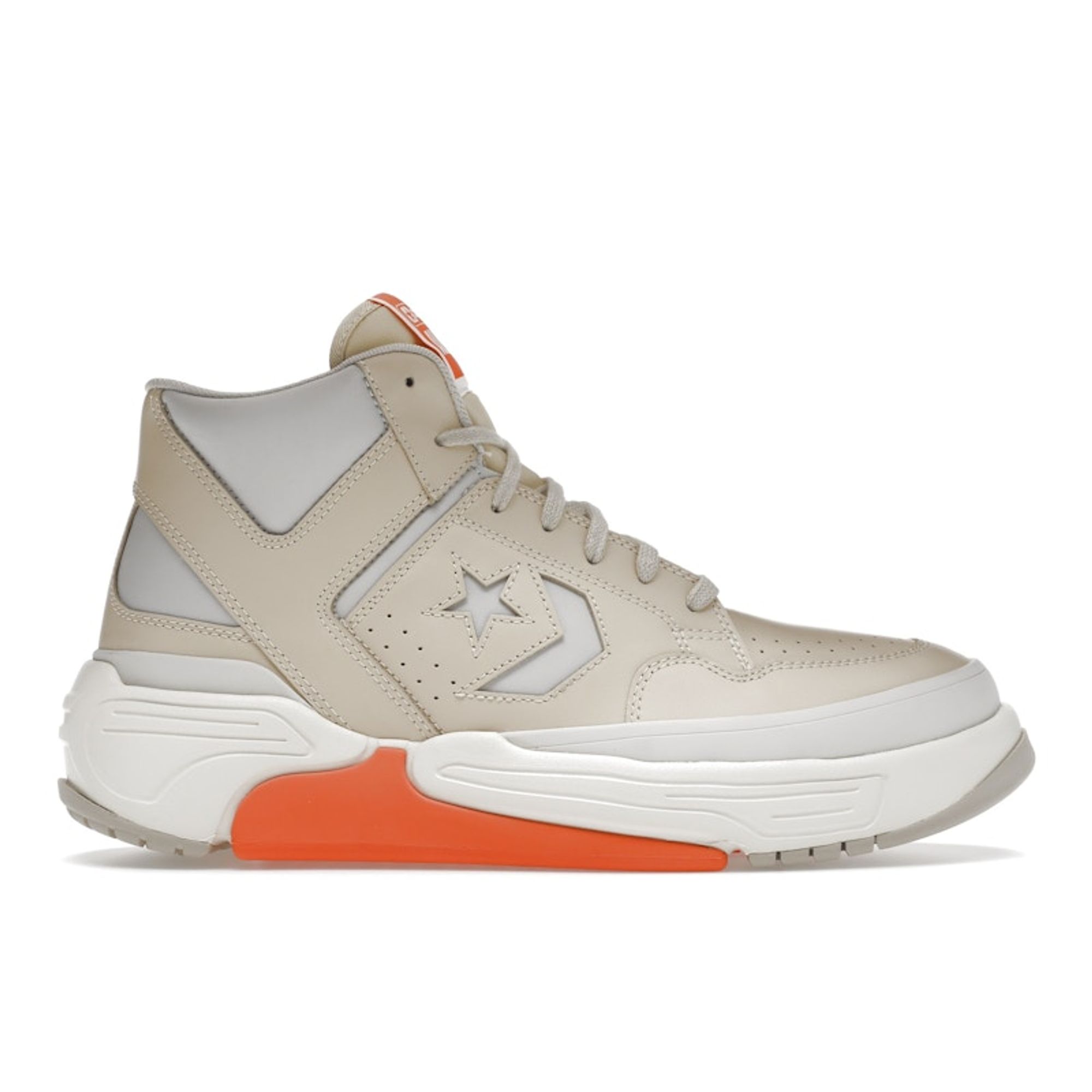 Converse Weapon CX Mid Egret Light Twine Унисекс Кроссовки Белый Дикий-Манго 171605C 47.5