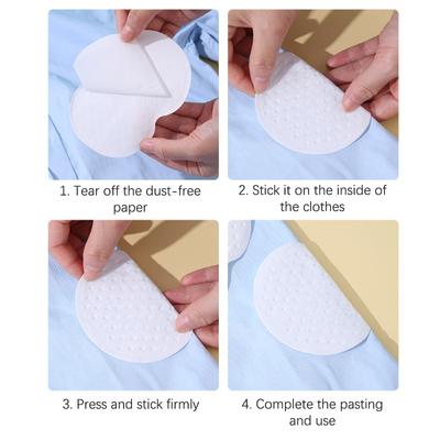 20Pcs Underarm Pads Dress Clothing Perspiration Deodorant Pads Armpit Care Sweat Absorbent Pads Deodorant For Women Men
