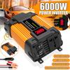 Any 12V Power Output Vehicle. Car Power Inverter 6000W Peaks Power LED Bettery Dispaly Lightweight Design Modified Sine Wave