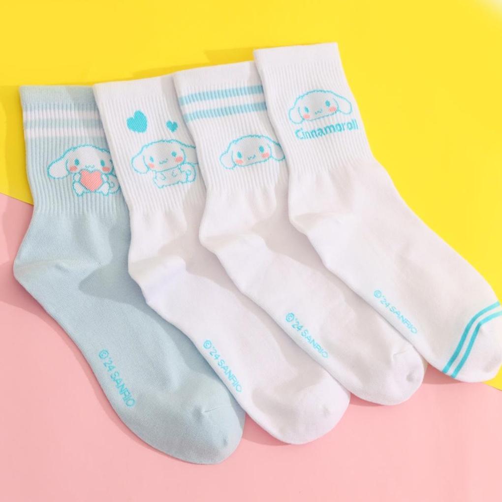 [TL] Premier Farm Cinnamoroll Multi-Adult Socks 4-Pair Set_TE3YU62486 MULTI