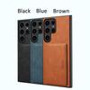 EUCAGR for Samsung Galaxy S26 Ultra S26 S26Plus Luxury Retro Wallet Phone Case Card Holder PU Leather Stand Back Cover