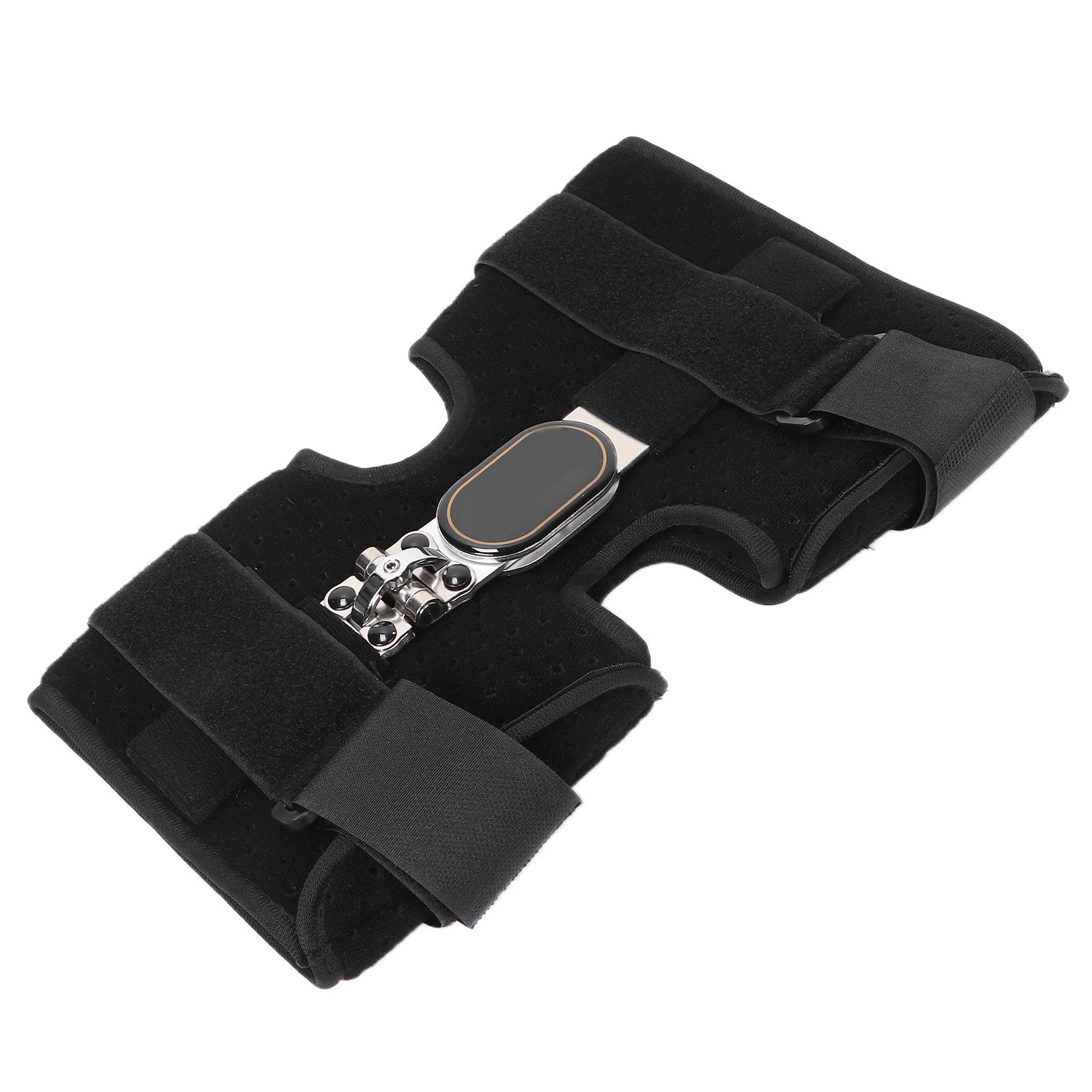 Регулируемый наколенник с шарнирной боковой поддержкой при травмах связок и мениска, правая нога, M M