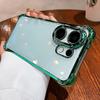 Case For VIVO X200 FE Clear Luxury Plating Shockproof Fall Prevention Phone Cover For VIVO X 200FE Shell Bumper Funda