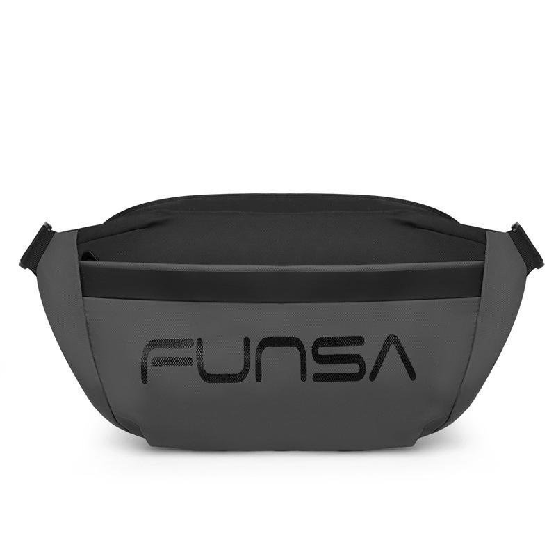 

Простая поясная сумка Новая мужская уличная сумка через плечо для отдыха Мужская дорожная сумка-мессенджер Студенческая сумка через плечо Модная сумка через плечо темно-серого