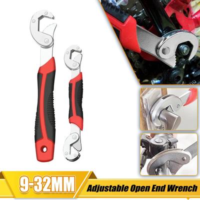 Verstellbarer Maulschlüssel Multifunktional 9-32mm Universal Rohrleitung Hochkohlenstoffstahl Schraubenschlüsselset Manuelles Hardware Griffwerkzeugset