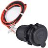 / 24VDC Power Socket Waterproof Marine Grade Cigarette Lighter Socket Suitable for Boat, Motorcycle, Car, 1M Connection Cable Included