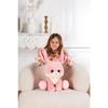 Peluche Puppy Eyes Pets - GIPSY TOYS - Lapin rose - 40 CM