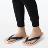MUJI Room Sandals with Size S Natural and 76618553 Thongs, (Sizes 22-23.5cm), Navy,