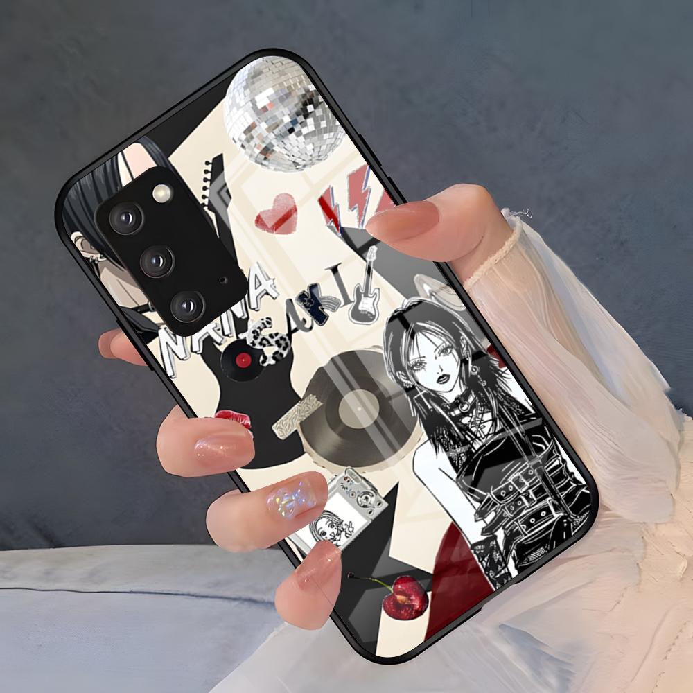 N-Nana Osaki Anime Phone Case For Samsung A25 A13 A33 5G A54 A36 A35 A56 A52 A14 Shockproof Glass Cover