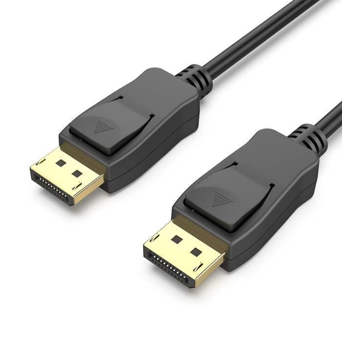 Câble DisplayPort - BENFEI - DP mâle vers DP mâle - 4K@60Hz - 2K@144Hz - 1.8 m
