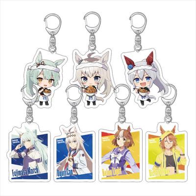 Uma Musume Grey Cinderella Acrylic Keychain Charm